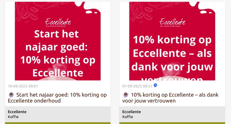 koffieaanbiedingen